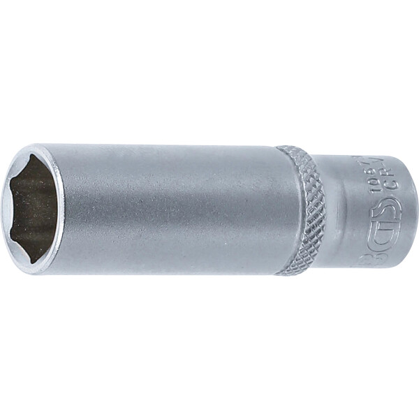 BGS 10673 Steckschlüssel-Einsatz Sechskant, tief | Antrieb Innenvierkant 6,3 mm (1/4") | SW 7/16"