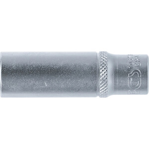 BGS 10673 Steckschlüssel-Einsatz Sechskant, tief | Antrieb Innenvierkant 6,3 mm (1/4") | SW 7/16"