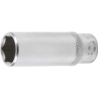 BGS 10674 Steckschlüssel-Einsatz Sechskant, tief | Antrieb Innenvierkant 6,3 mm (1/4") | SW 1/2"