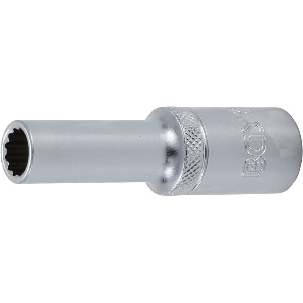 BGS 10680 Steckschlüssel-Einsatz Zwölfkant, tief | Antrieb Innenvierkant 12,5 mm (1/2") | SW 10 mm