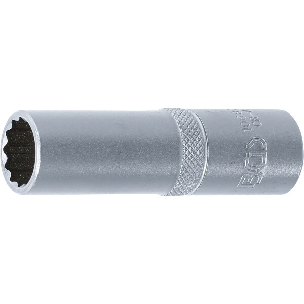 BGS 10682 Steckschlüssel-Einsatz Zwölfkant, tief | Antrieb Innenvierkant 12,5 mm (1/2") | SW 15 mm