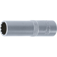 BGS 10682 Steckschlüssel-Einsatz Zwölfkant, tief | Antrieb Innenvierkant 12,5 mm (1/2") | SW 15 mm