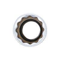 BGS 10683 Steckschlüssel-Einsatz Zwölfkant, tief | Antrieb Innenvierkant 12,5 mm (1/2") | SW 16 mm