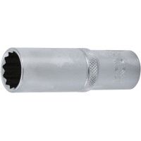 BGS 10684 Steckschlüssel-Einsatz Zwölfkant, tief | Antrieb Innenvierkant 12,5 mm (1/2") | SW 17 mm