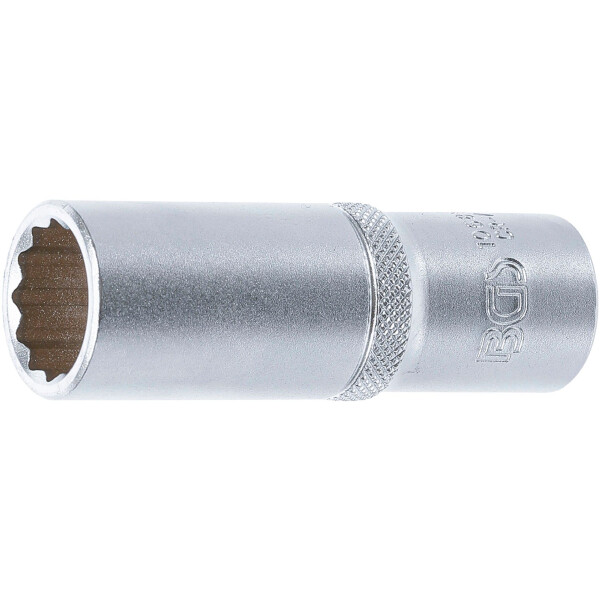 BGS 10685 Steckschlüssel-Einsatz Zwölfkant, tief | Antrieb Innenvierkant 12,5 mm (1/2") | SW 18 mm