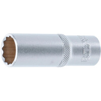 BGS 10686 Steckschlüssel-Einsatz Zwölfkant, tief | Antrieb Innenvierkant 12,5 mm (1/2") | SW 19 mm