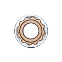 BGS 10686 Steckschlüssel-Einsatz Zwölfkant, tief | Antrieb Innenvierkant 12,5 mm (1/2") | SW 19 mm