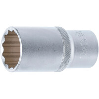 BGS 10689 Steckschlüssel-Einsatz Zwölfkant, tief | Antrieb Innenvierkant 12,5 mm (1/2") | SW 28 mm