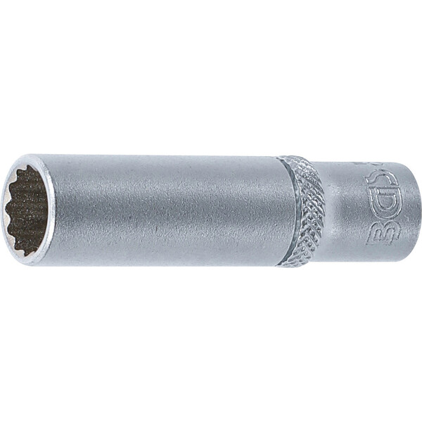 BGS 10709 Steckschlüssel-Einsatz Zwölfkant, tief | Antrieb Innenvierkant 6,3 mm (1/4") | SW 9 mm