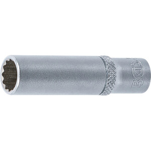 BGS 10709 Steckschlüssel-Einsatz Zwölfkant, tief | Antrieb Innenvierkant 6,3 mm (1/4") | SW 9 mm