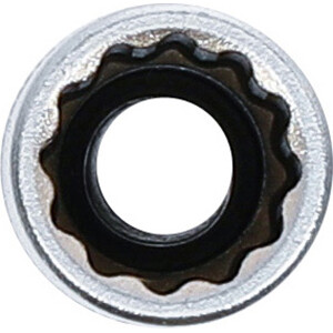 BGS 10709 Steckschlüssel-Einsatz Zwölfkant, tief | Antrieb Innenvierkant 6,3 mm (1/4") | SW 9 mm