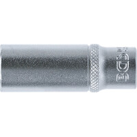 BGS 10713 Steckschlüssel-Einsatz Zwölfkant, tief | Antrieb Innenvierkant 6,3 mm (1/4") | SW 13 mm