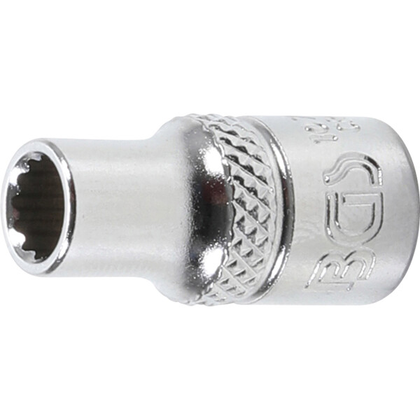 BGS 10772 Steckschlüssel-Einsatz Zwölfkant | Antrieb Innenvierkant 6,3 mm (1/4") | SW 5,5 mm