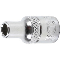 BGS 10773 Steckschlüssel-Einsatz Zwölfkant | Antrieb Innenvierkant 6,3 mm (1/4") | SW 4,5 mm