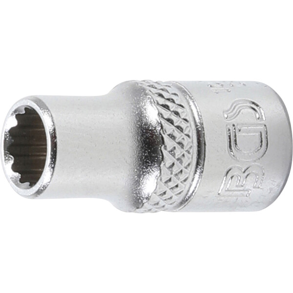 BGS 10776 Steckschlüssel-Einsatz Zwölfkant | Antrieb Innenvierkant 6,3 mm (1/4") | SW 6 mm