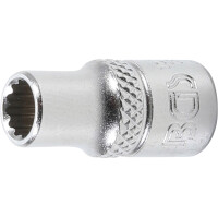 BGS 10776 Steckschlüssel-Einsatz Zwölfkant | Antrieb Innenvierkant 6,3 mm (1/4") | SW 6 mm