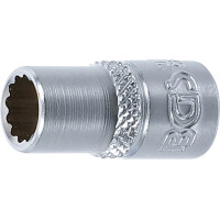 BGS 10777 Steckschlüssel-Einsatz Zwölfkant | Antrieb Innenvierkant 6,3 mm (1/4") | SW 7 mm