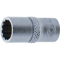 BGS 10778 Steckschlüssel-Einsatz Zwölfkant | Antrieb Innenvierkant 6,3 mm (1/4") | SW 8 mm
