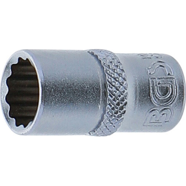BGS 10779 Steckschlüssel-Einsatz Zwölfkant | Antrieb Innenvierkant 6,3 mm (1/4") | SW 9 mm