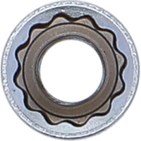 BGS 10779 Steckschlüssel-Einsatz Zwölfkant | Antrieb Innenvierkant 6,3 mm (1/4") | SW 9 mm