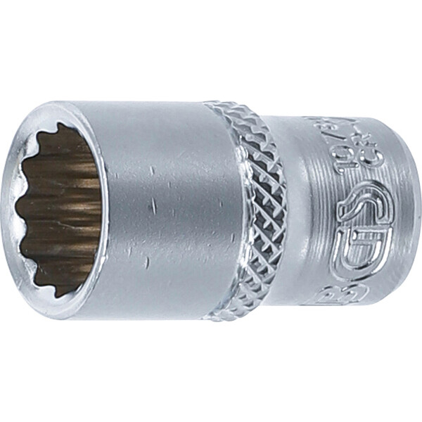 BGS 10780 Steckschlüssel-Einsatz Zwölfkant | Antrieb Innenvierkant 6,3 mm (1/4") | SW 10 mm