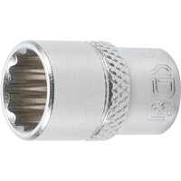 BGS 10781 Steckschlüssel-Einsatz Zwölfkant | Antrieb Innenvierkant 6,3 mm (1/4") | SW 11 mm