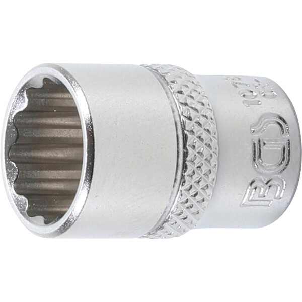 BGS 10782 Steckschlüssel-Einsatz Zwölfkant | Antrieb Innenvierkant 6,3 mm (1/4") | SW 12 mm