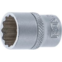 BGS 10783 Steckschlüssel-Einsatz Zwölfkant | Antrieb Innenvierkant 6,3 mm (1/4") | SW 13 mm