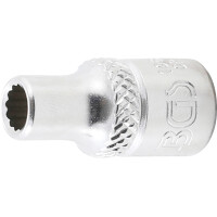 BGS 10871 Steckschlüssel-Einsatz Zwölfkant | Antrieb Innenvierkant 6,3 mm (1/4") | SW 3/16"