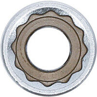 BGS 10876 Steckschlüssel-Einsatz Zwölfkant | Antrieb Innenvierkant 6,3 mm (1/4") | SW 11/32"