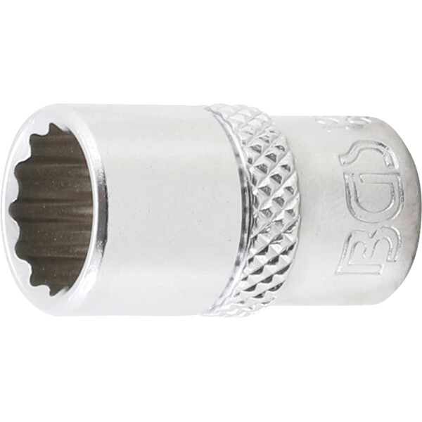 BGS 10877 Steckschlüssel-Einsatz Zwölfkant | Antrieb Innenvierkant 6,3 mm (1/4") | SW 3/8"