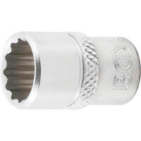 BGS 10878 Steckschlüssel-Einsatz Zwölfkant | Antrieb Innenvierkant 6,3 mm (1/4") | SW 7/16"