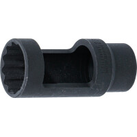 BGS 1140-27 Lambdasonden-Einsatz | Antrieb Innenvierkant 12,5 mm (1/2") | SW 27 mm Zwölfkant, 28 mm Fenster