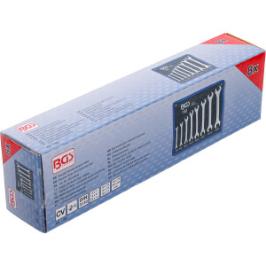 BGS 1182 Doppel-Maulschlüssel-Satz | SW 6 x 7 - 20 x 22 mm | 8-tlg.
