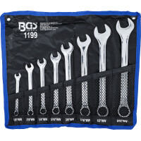 BGS 1199 Maul-Ringschlüssel-Satz | Zollgrößen | SW 1/8" - 9/16" Withworth | 8-tlg.