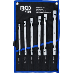 BGS 1201 Doppel-Ringschlüssel-Satz mit flexiblen...