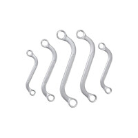 BGS 1216 Doppel-Ringschlüssel-Satz | S-Form | SW 10 x 11 - 18 x 19 mm | 5-tlg.