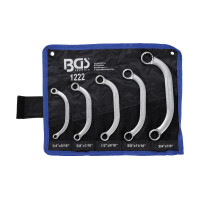 BGS 1222 Starter- und Blockschlüssel-Satz | Zollgrößen | SW 1/4" - 7/8" | 5-tlg.