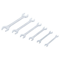 BGS Diy 1234 Doppel-Maulschlüssel-Satz | SW 6 x 7 - 18 x 19 mm | 6-tlg.