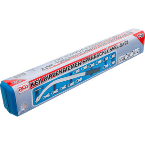 BGS 1312 Spannrollenschlüssel-Satz | Zwölfkant SW 12 - 19 mm / E-Profil SW E10 - E18 | 15-tlg.