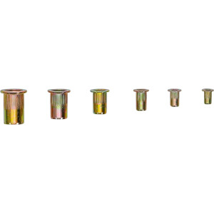 BGS 14126 Nietmuttern-Sortiment | verzinkter Stahl |...