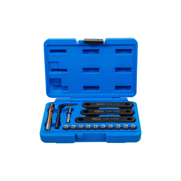 BGS 148 Reparatur-Satz für Bremsgewinde | M9 x 1,25 | 16-tlg.