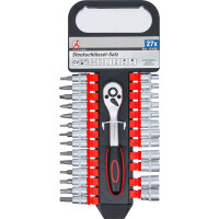 BGS Diy 15105 Steckschlüssel-Satz | Antrieb 6,3 mm (1/4") | SW 4 - 13 mm | 27-tlg.