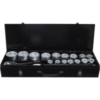 BGS Diy 15113 Steckschlüssel-Satz | Antrieb 20 mm (3/4") | SW 19 - 50 mm | 20-tlg.