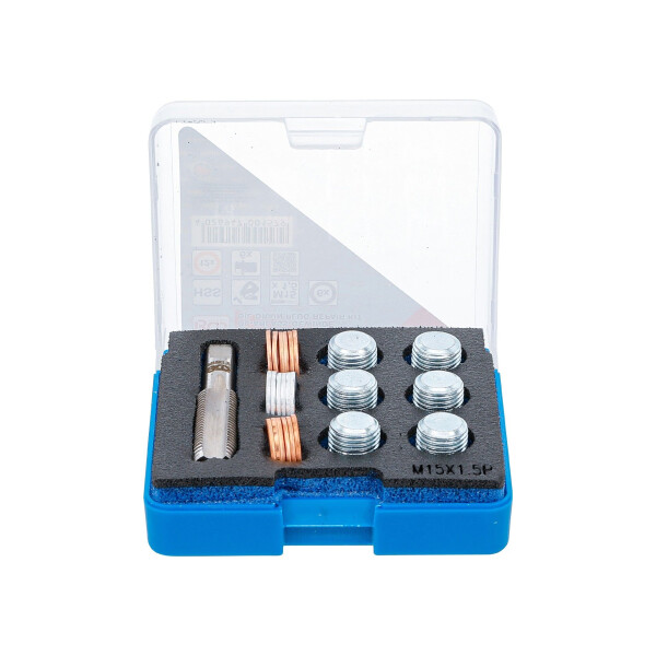 BGS 157 Reparatursatz für Öl-Ablass-Gewinde | M15 x 1,5 mm