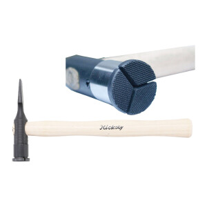 BGS 1676 Ausbeul-Riffelhammer | 225 g