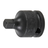 BGS 171 Kraft-Steckschlüssel-Adapter | Innenvierkant 10 mm (3/8") - Außenvierkant 6,3 mm (1/4")