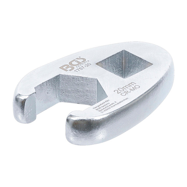 BGS 1757-20 Hahnenfußschlüssel | Antrieb Innenvierkant 12,5 mm (1/2") | SW 20 mm