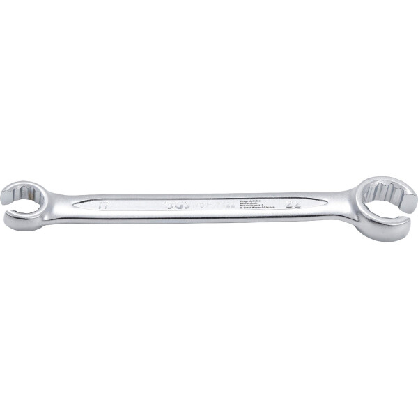 BGS 1761-17x22 Offener Doppel-Ringschlüssel | SW 17 x 22 mm