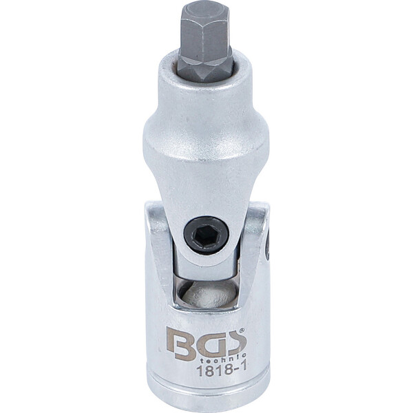 BGS 1818-1 Gelenk-Einsatz | Antrieb 10 mm (3/8") | Innensechskant 7 mm